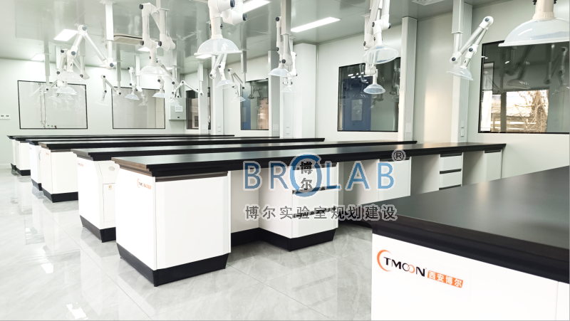 600 平药厂质检中心实验室家具布局方案